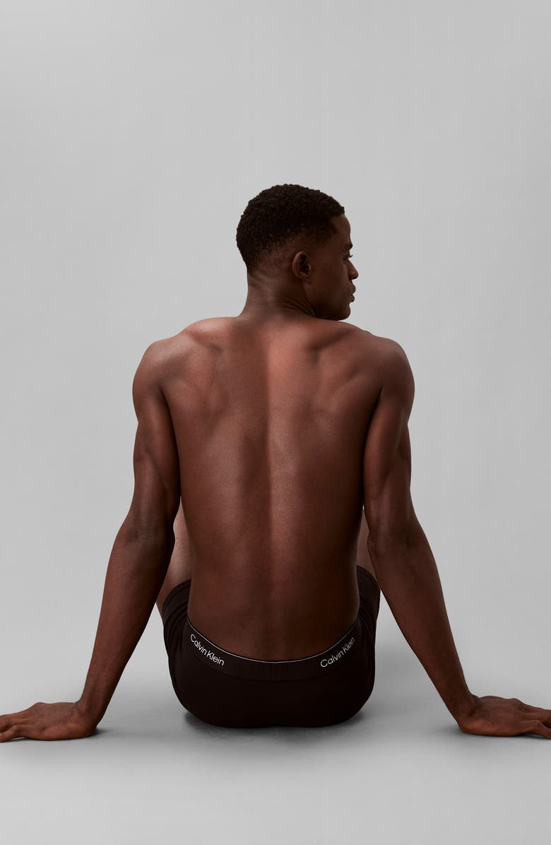 Calvin Klein Icon 3-Pack Stretch Cotton Boxer Briefs, Alternate, color, Red/ Black/ Grey