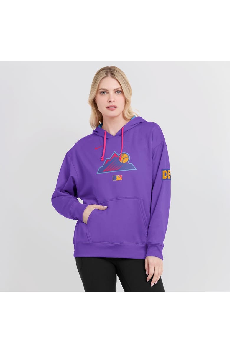 Nike Women's Nike Purple Colorado Rockies 2025 City Connect Authentic Collection Pullover Hoodie, Alternate, color,