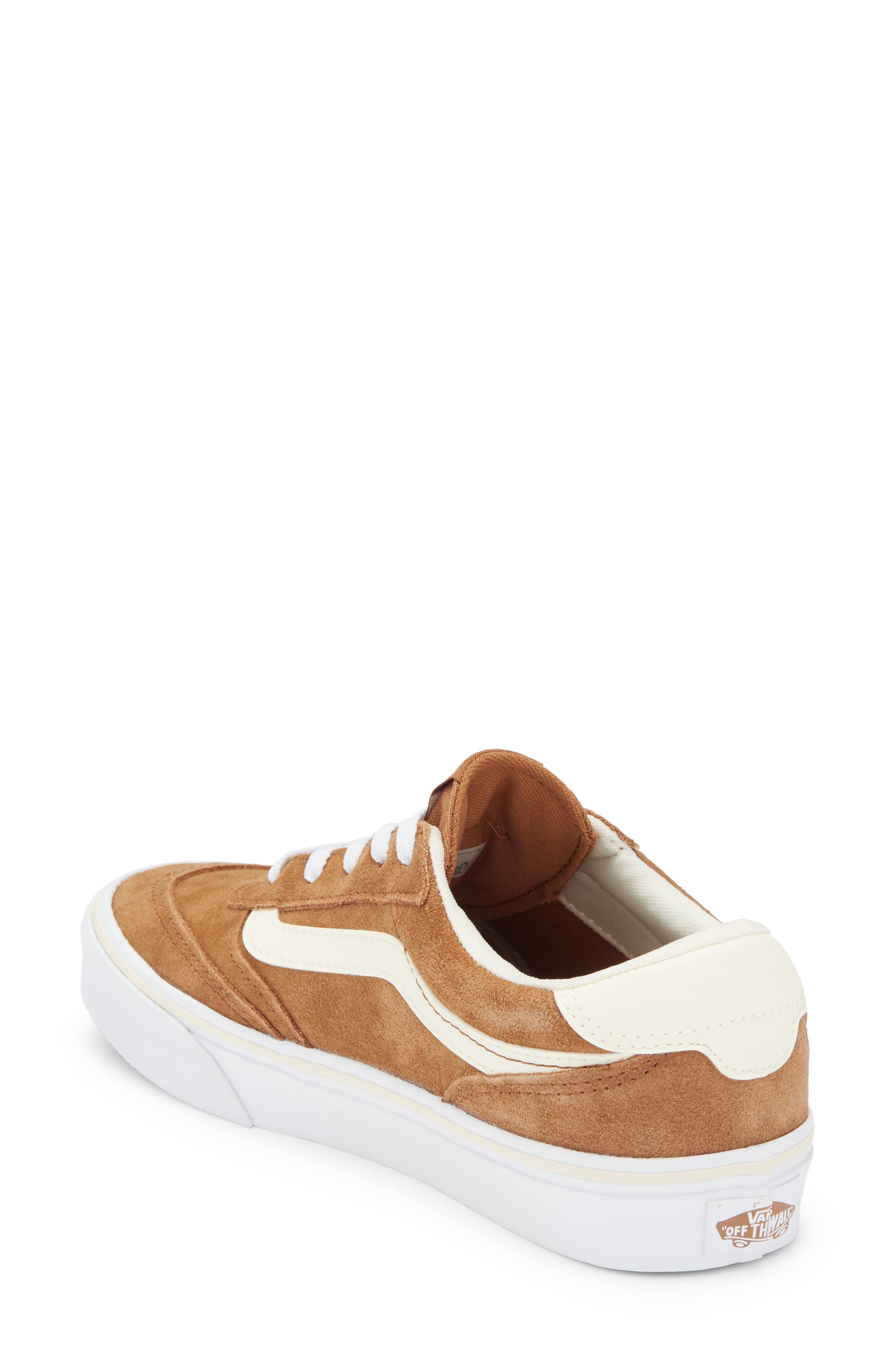 Vans Brooklyn Low Top Platform Sneaker, Alternate, color, Suede Chipmunk