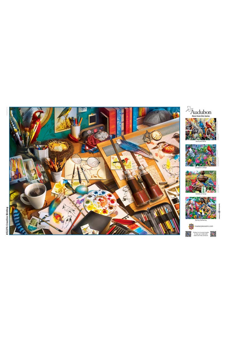 Creative Birding 300 Piece Jigsaw Puzzle, Alternate, color, Multicolor