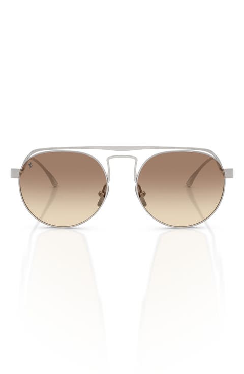 55mm Oval Sunglasses