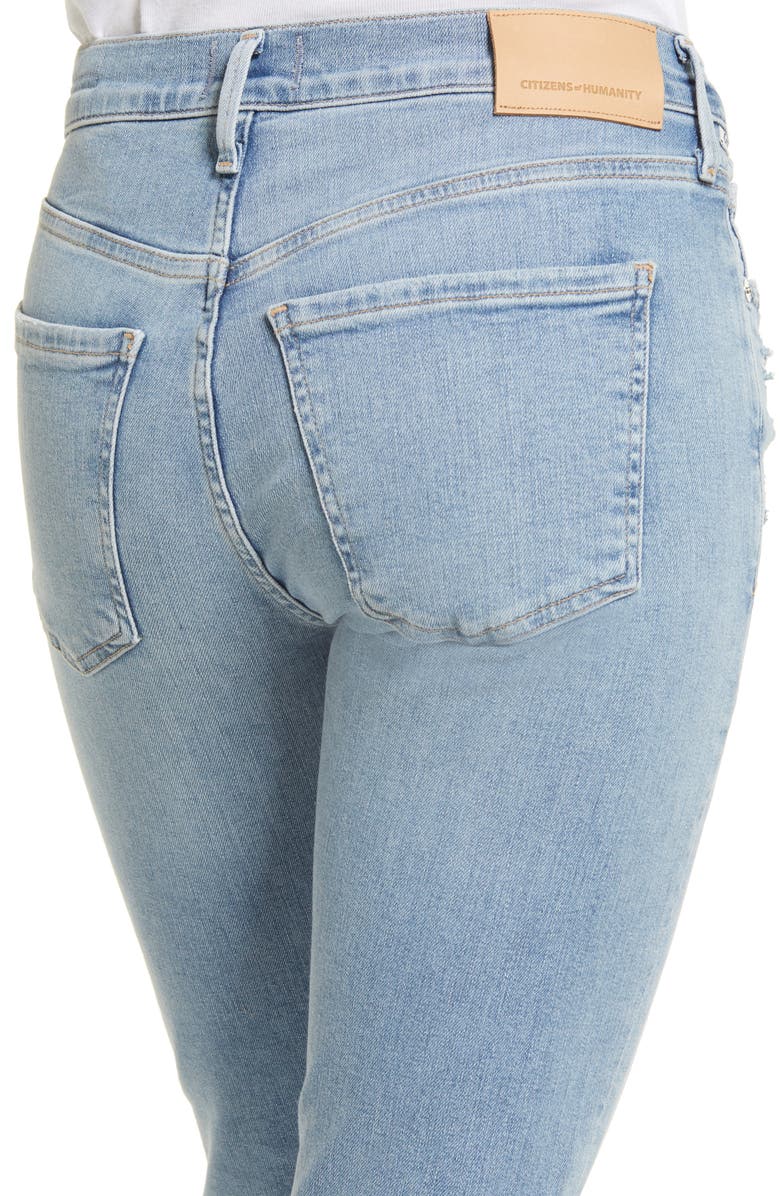 Citizens of Humanity Ella High Waist Slim Crop Straight Leg Jeans, Alternate, color, 