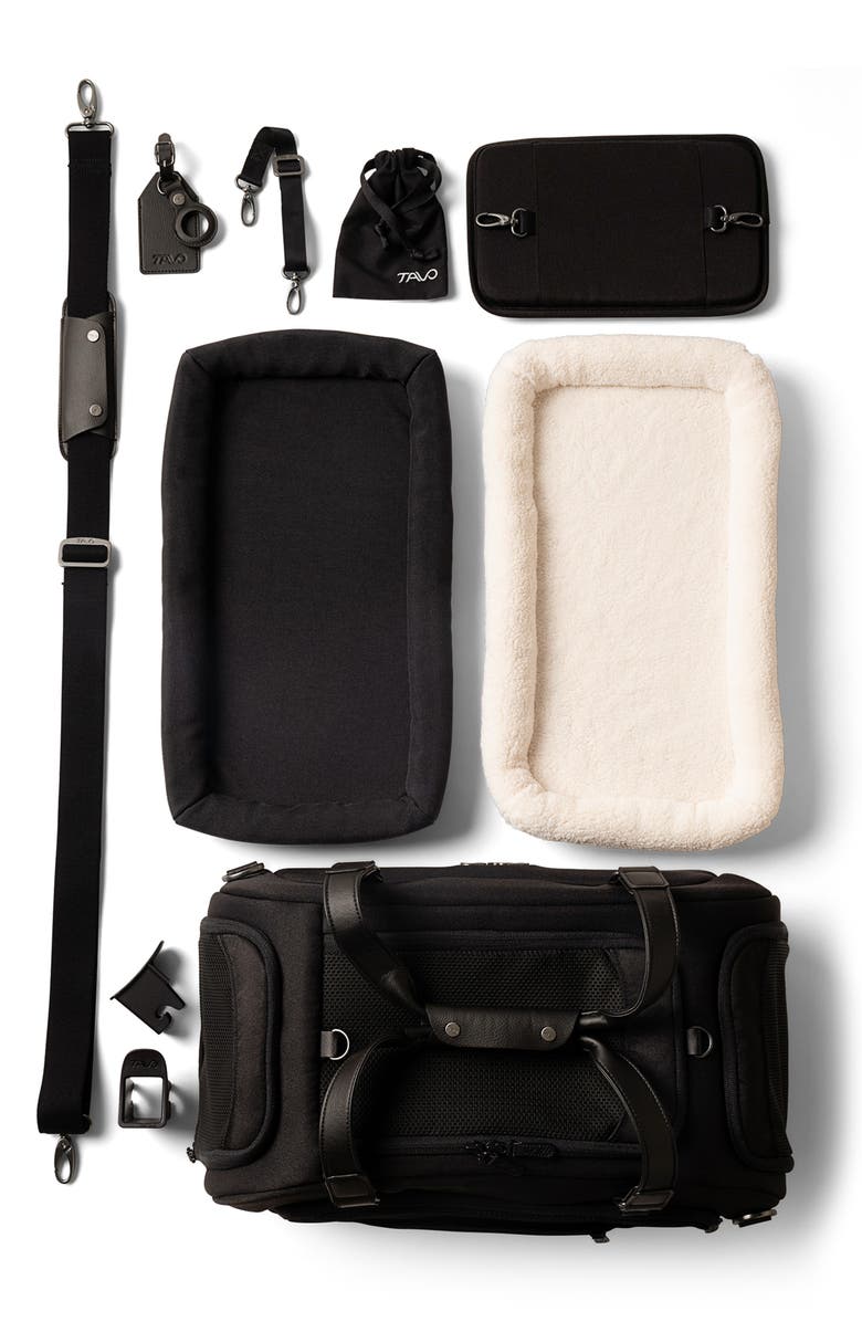 TAVO PETS Dupree II Airline Carry-on Pet Car Seat, Alternate, color, Onyx