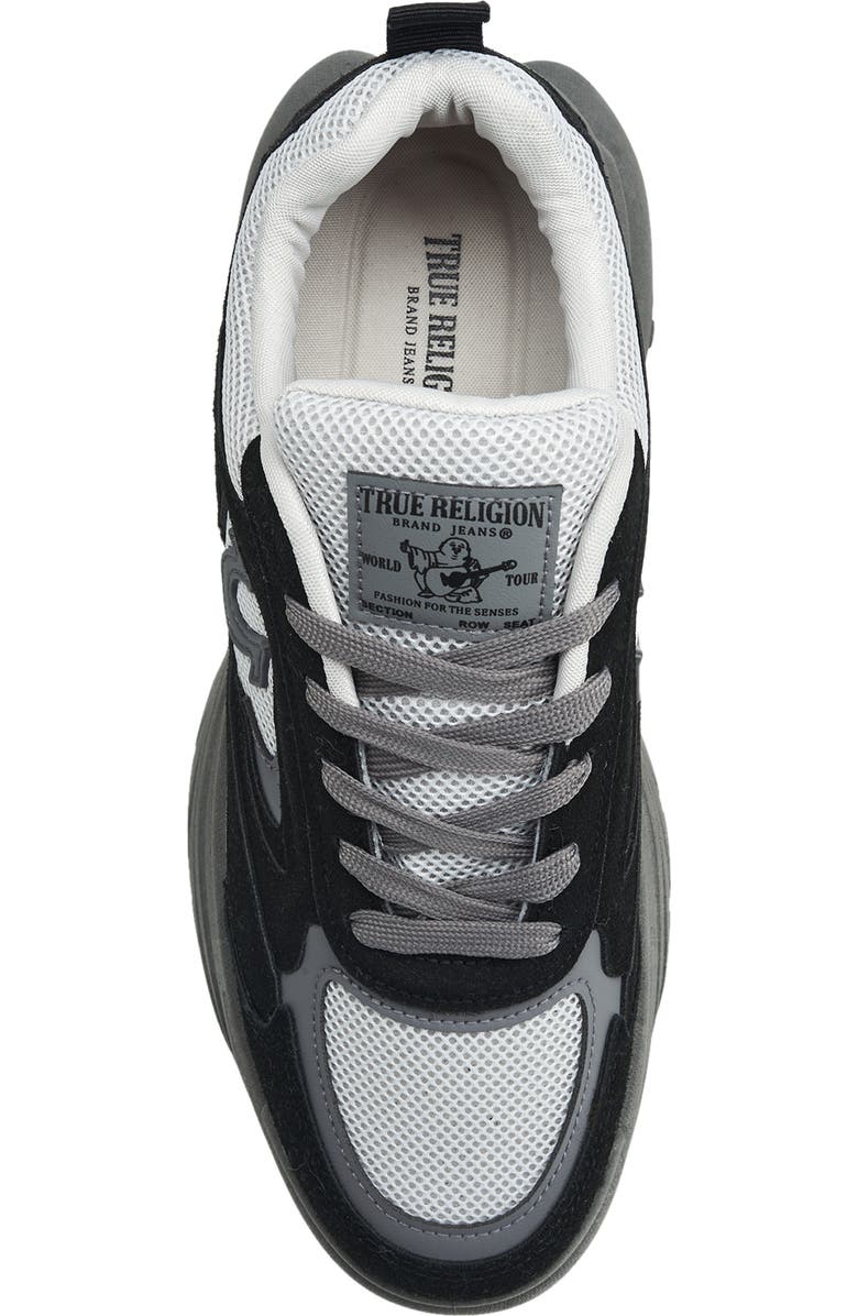 True Religion Cole Jogger Sneaker, Alternate, color, Black Gray