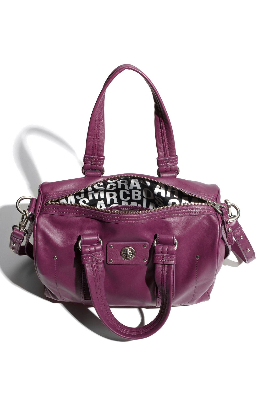 MARC BY MARC JACOBS 'Totally Turnlock - Shifty' Satchel, Alternate, color, MAGIC VIOLET