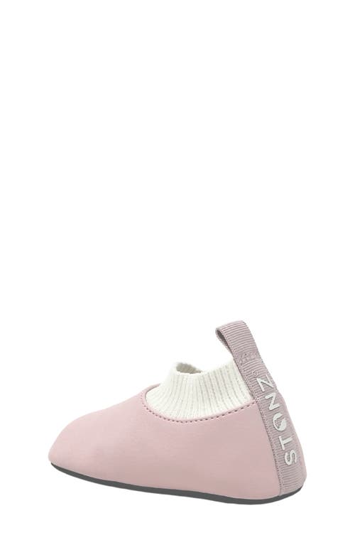 Stonz Yale Slip-on Shoe In Haze Pink - Ivory