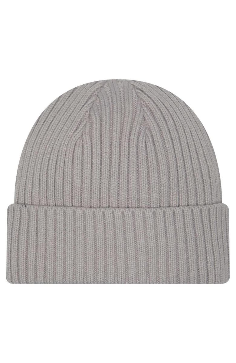 New Era Men's New Era Gray San Francisco 49ers Color Pack Cuffed Knit Hat, Alternate, color,