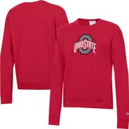 Champion Women's Champion Scarlet Ohio State Buckeyes Powerblend Sweatshirt