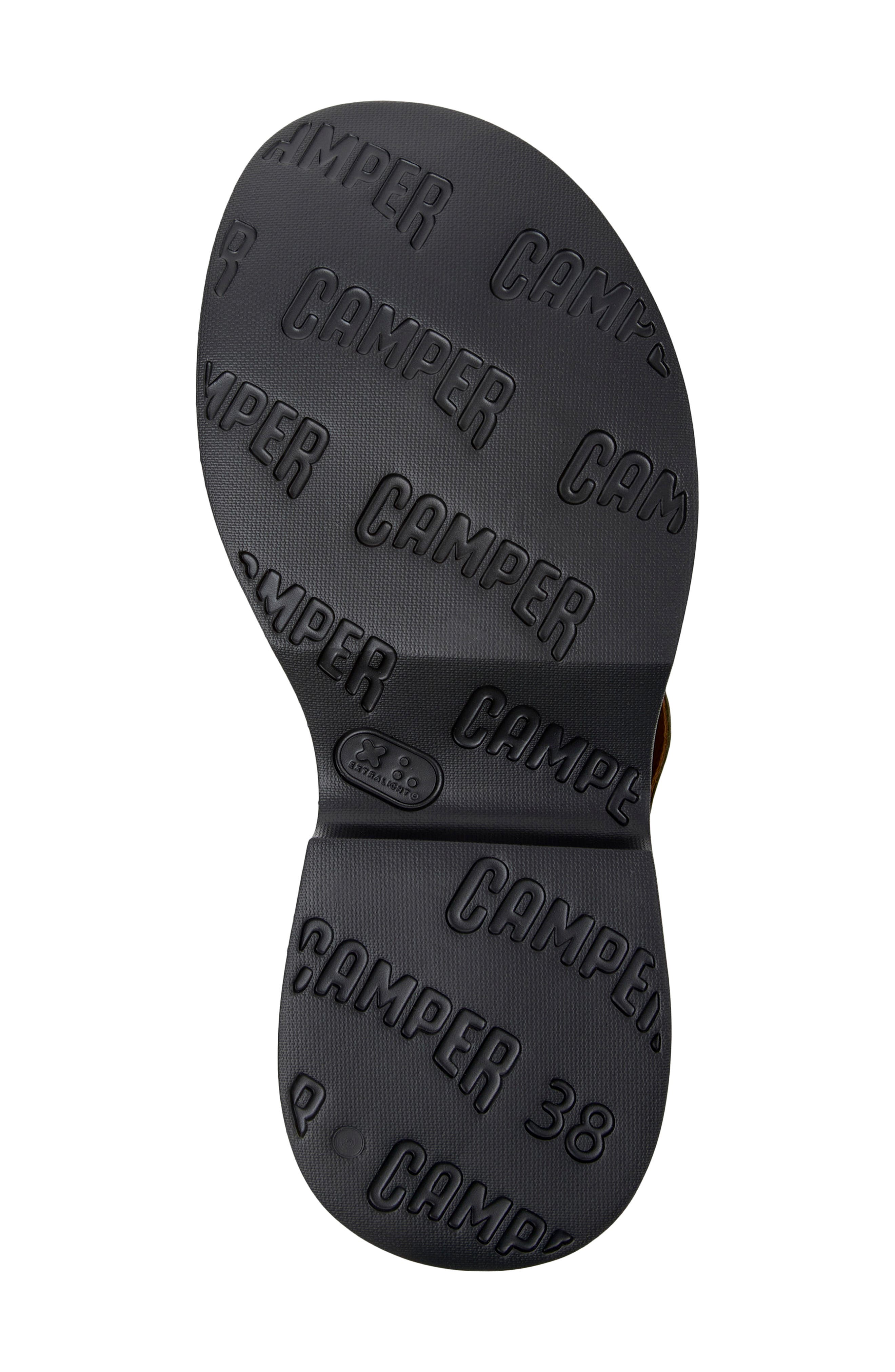 Camper Tasha X-Strap Platform Sandal, Alternate, color, White Natural