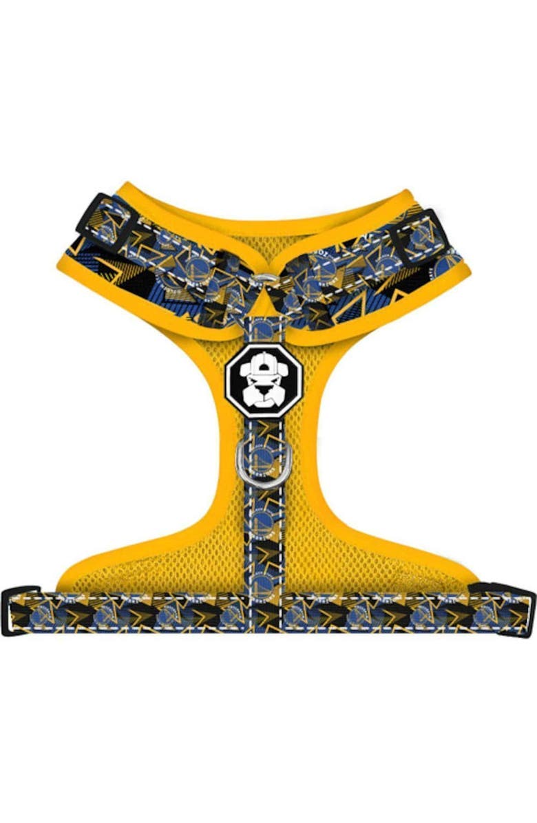 Fresh Pawz Royal Golden State Warriors Adjustable Mesh Pet Harness, Alternate, color, 