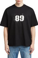 G-STAR Sprayed 89 Boxy Organic Cotton Graphic T-Shirt