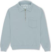 Fortela Cotton Zip-Up Sweatshirt