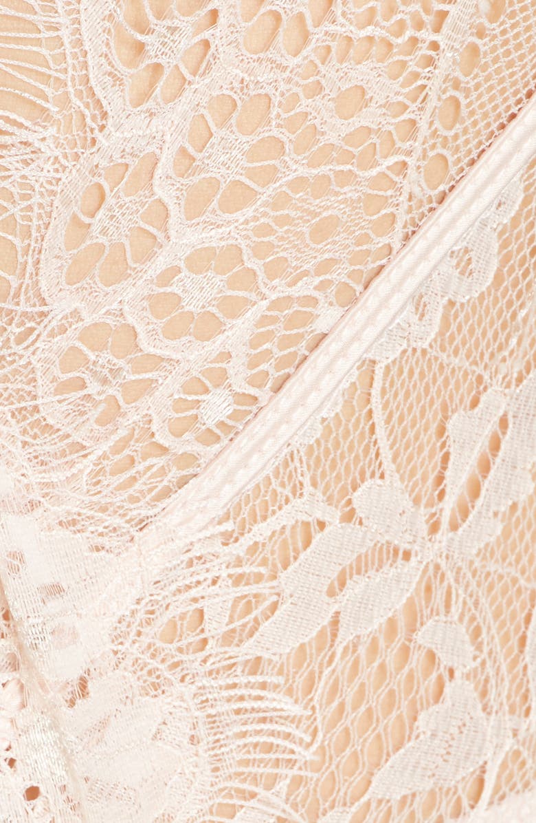 Oh La La Cheri Scarlett Eyelash Lace Teddy, Alternate, color, 