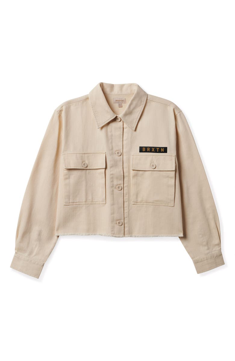 Brixton Private Cotton Crop Overshirt, Main, color,