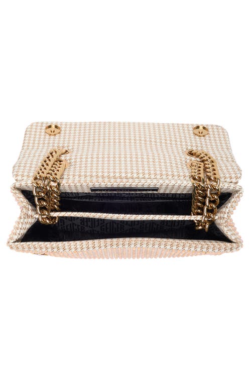 Kurt Geiger London Brixton Lock Shoulder Bag In Open Beige