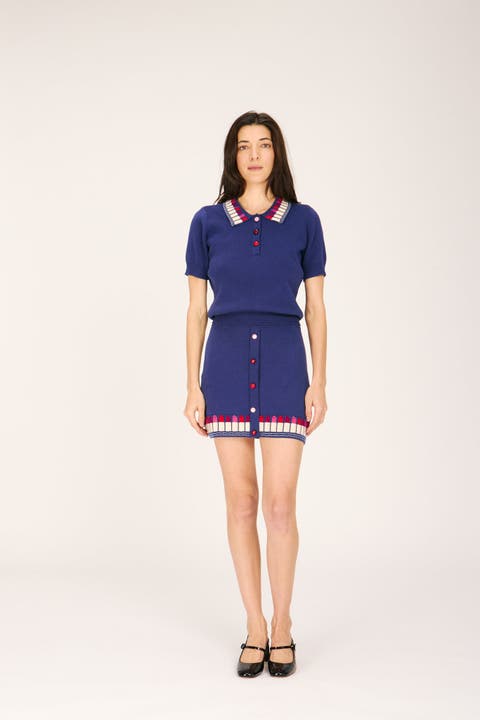 Lipstick Polo Sweater