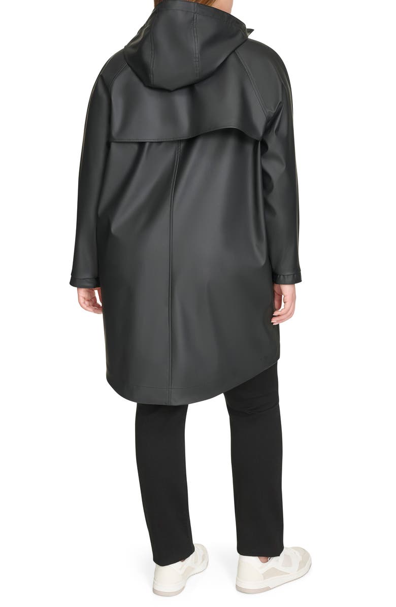 Levi's<sup>®</sup> Water Resistant Hooded Raincoat, Alternate, color, Black