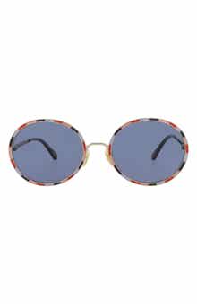 Chloé 60mm Round Sunglasses