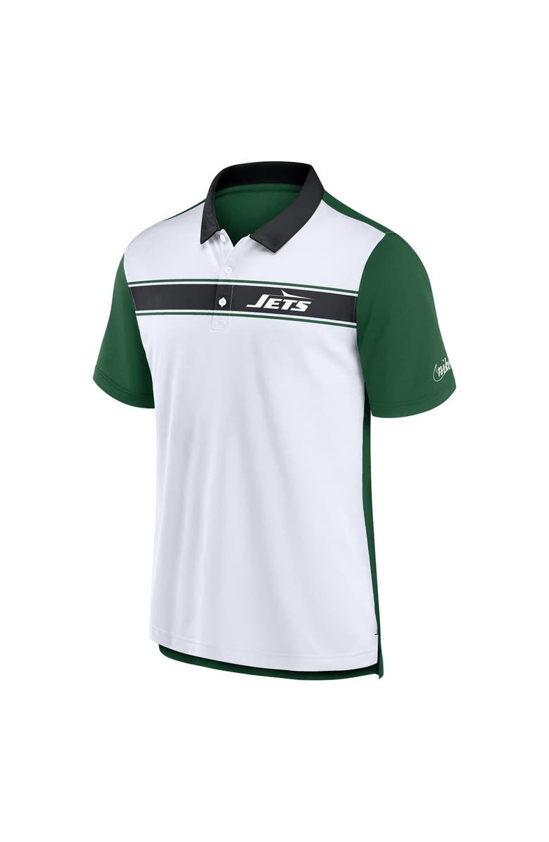 Nike Men's Nike White/Green New York Jets Rewind Pique Polo, Alternate, color, White