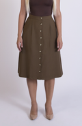 Aam The Label The Wool Midi Skirt
