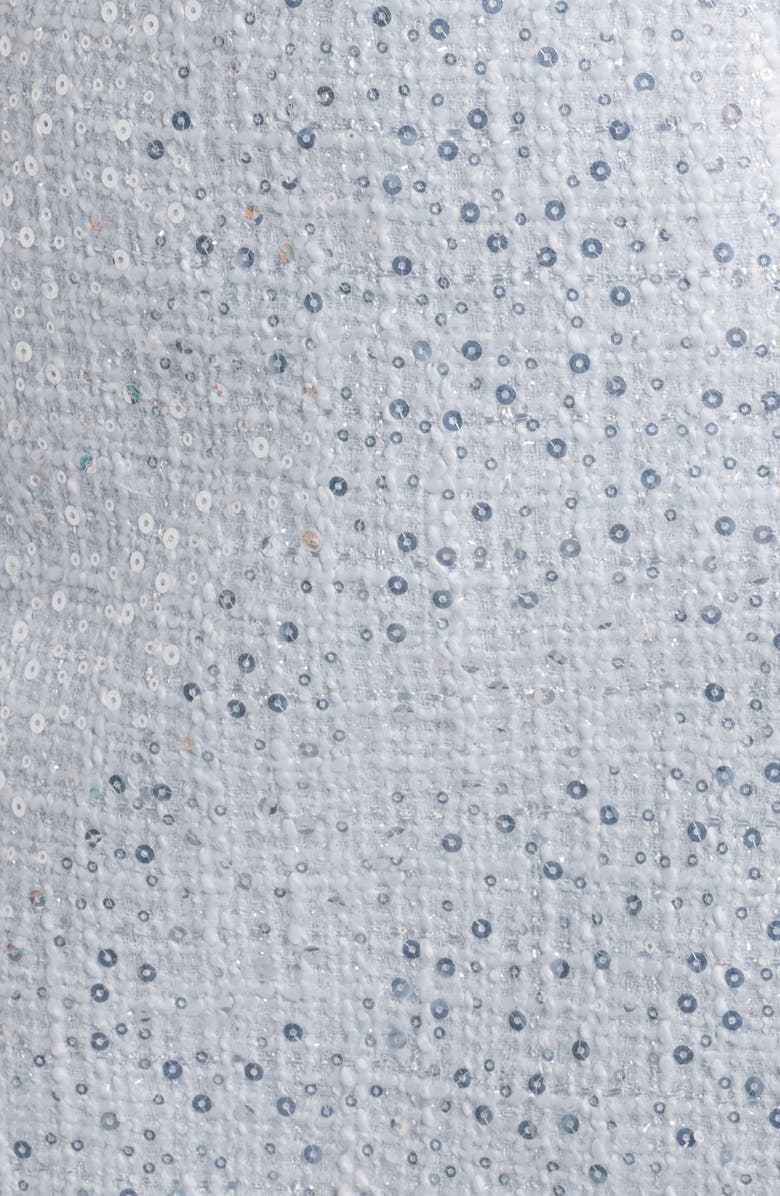 LoveShackFancy Adelaine Sequin Sleeveless Minidress, Alternate, color, Country Air