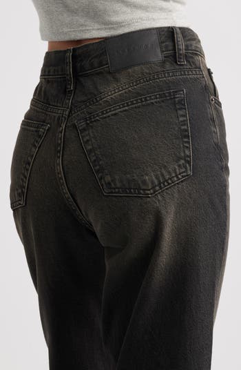Wide Leg Column Jeans