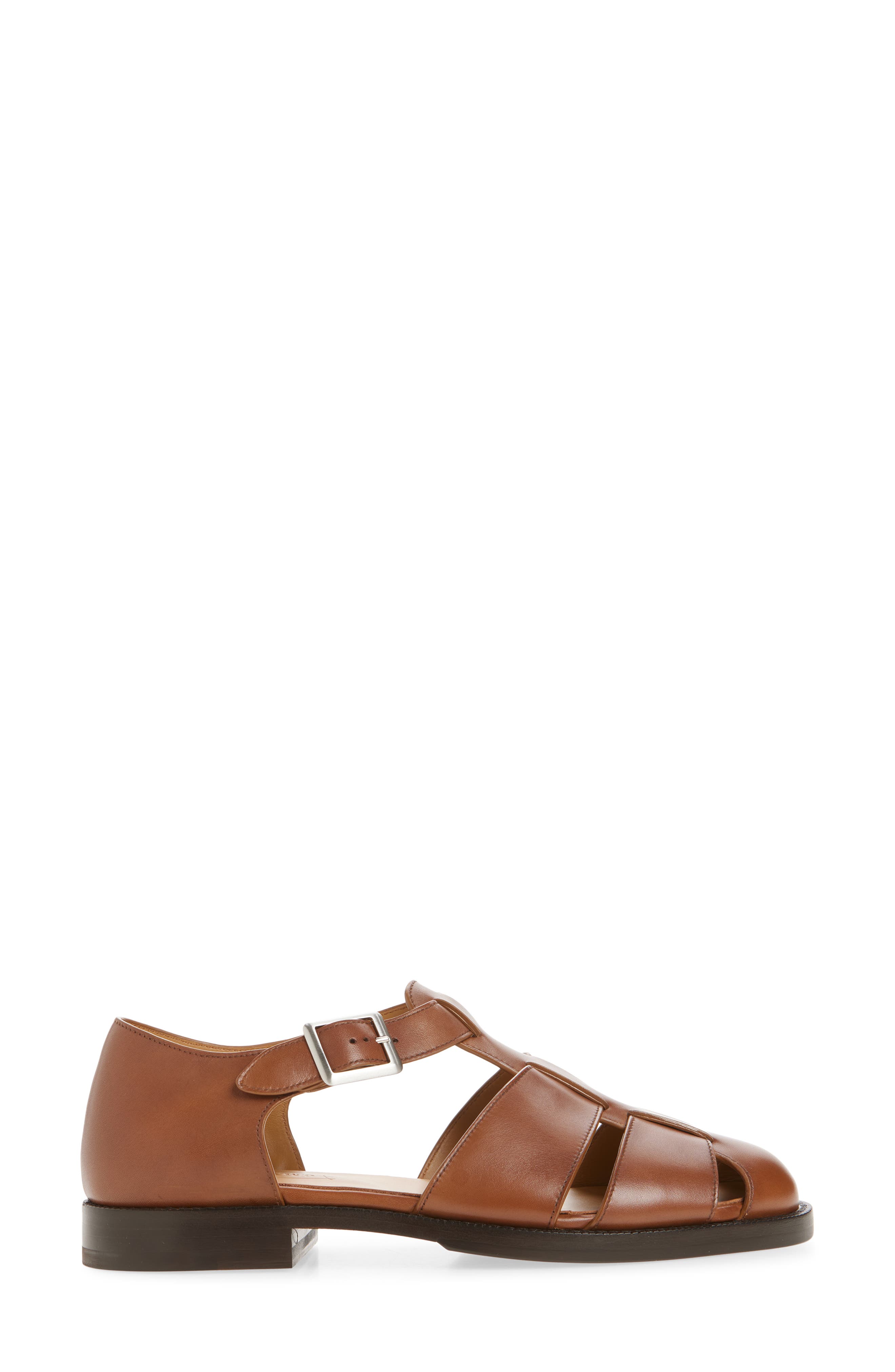 JM WESTON Fisherman Sandal, Alternate, color, Tan Smooth Calf