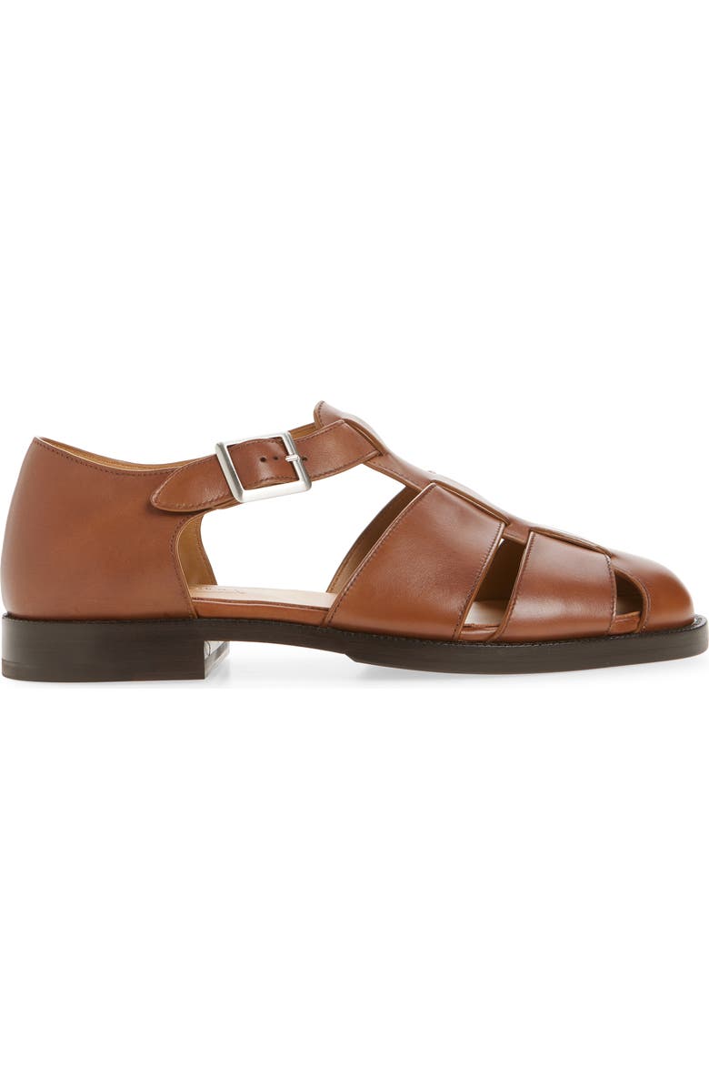JM WESTON Fisherman Sandal, Alternate, color, Tan Smooth Calf