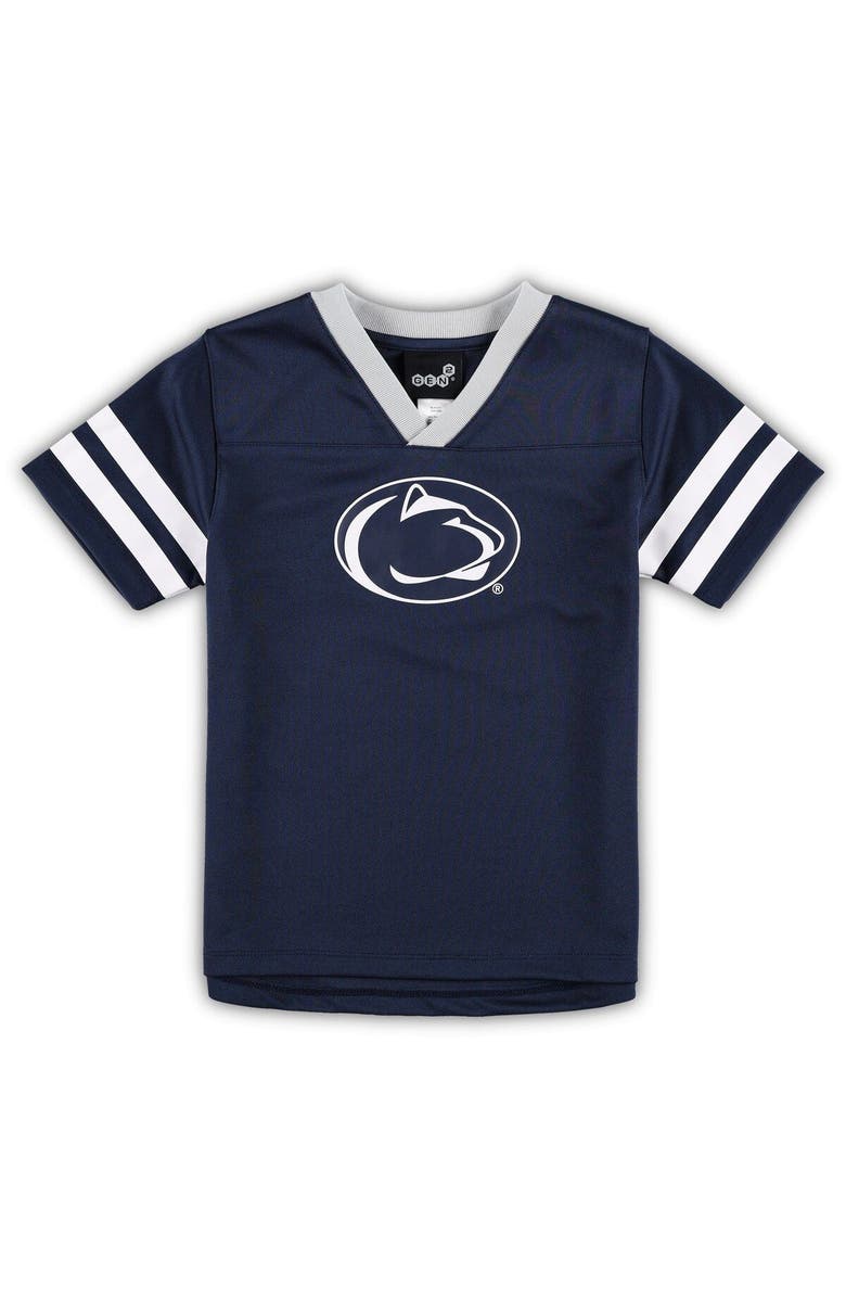 Outerstuff Preschool Navy/Gray Penn State Nittany Lions Red Zone Jersey & Pants Set, Alternate, color,