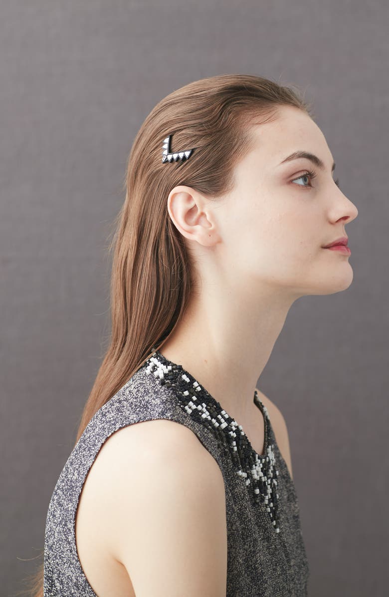Alexandre de Paris Rocks Side Barrette, Alternate, color, 