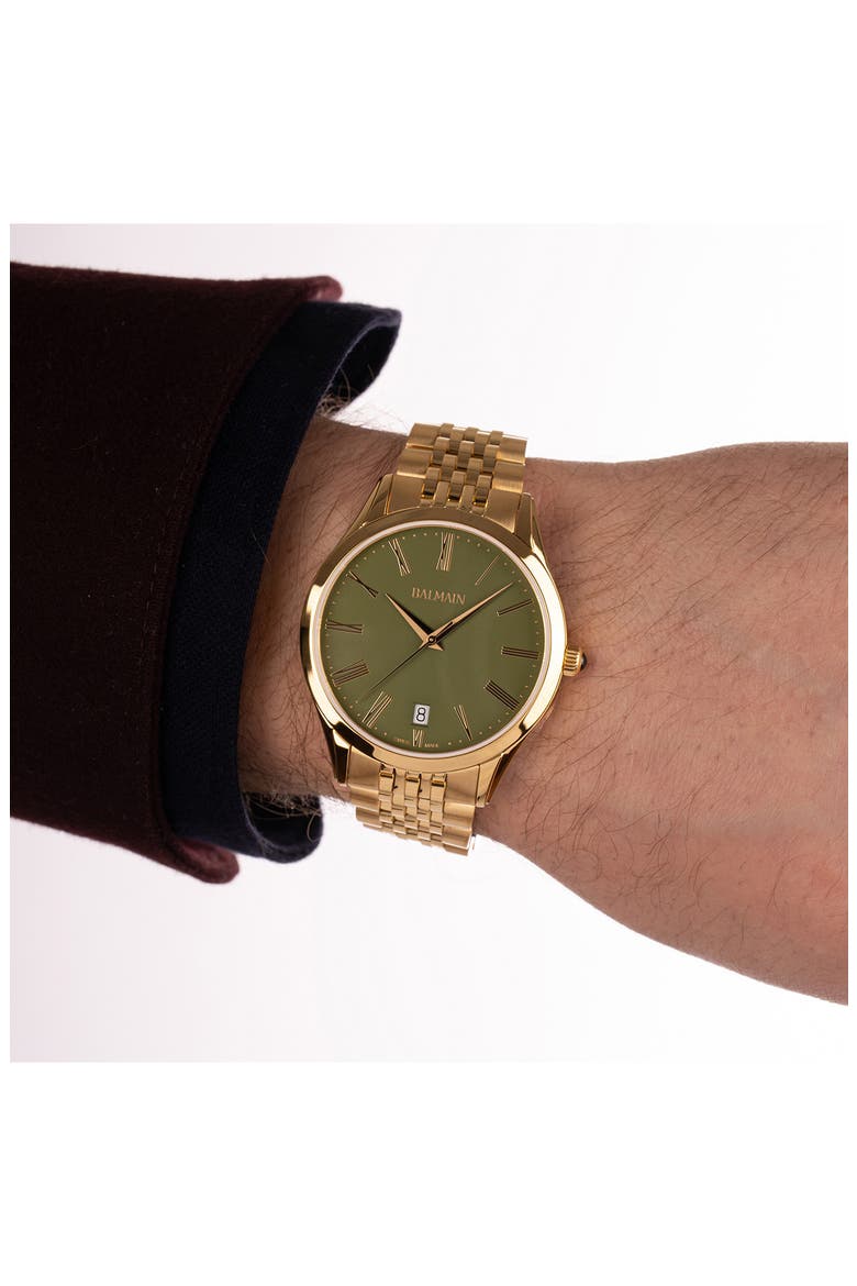 Classic R Bracelet Watch, 41mm, Alternate, color, YELLOW GOLD