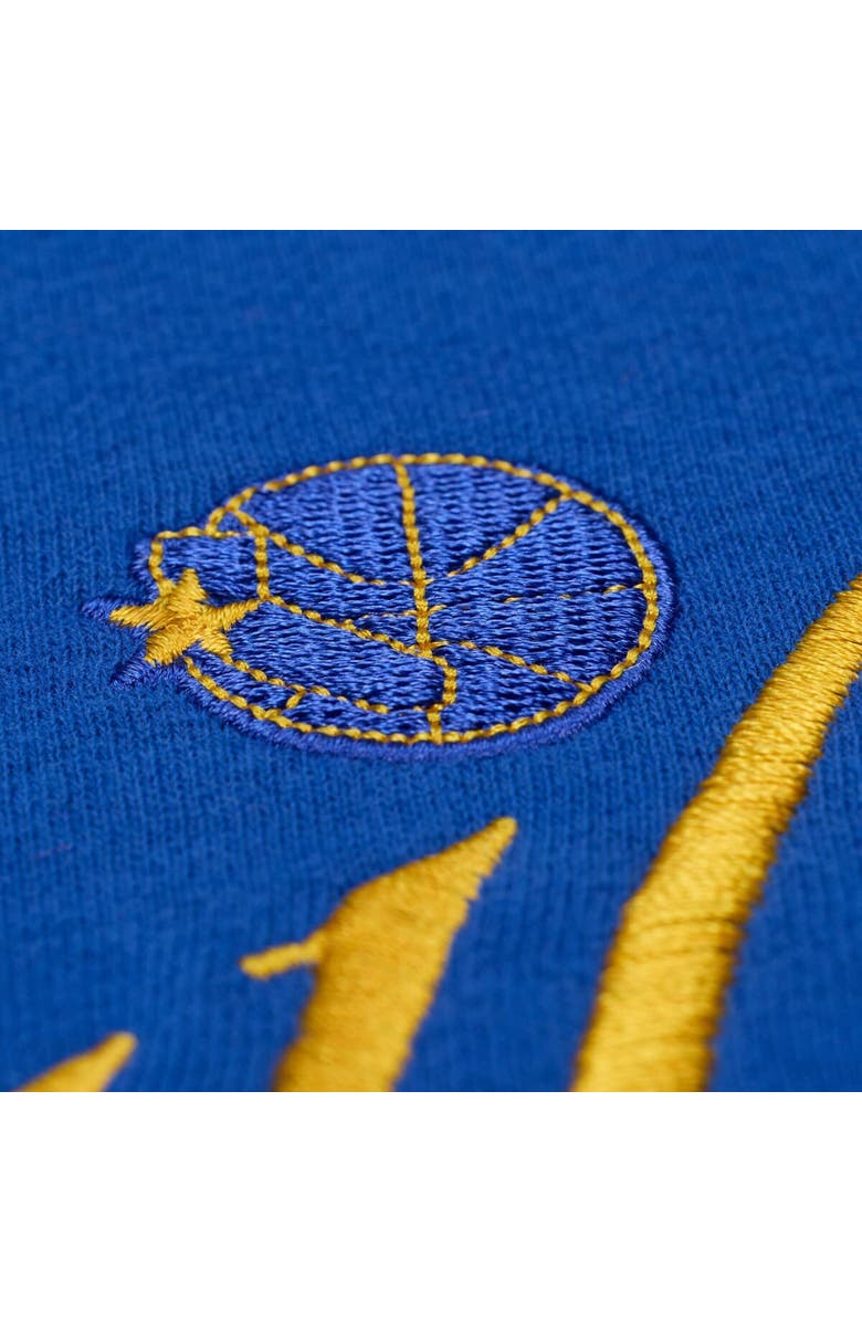 Mitchell & Ness Women's Mitchell & Ness  Royal Golden State Warriors Hardwood Classics Script Lightweight Sweatshirt, Alternate, color, Royal