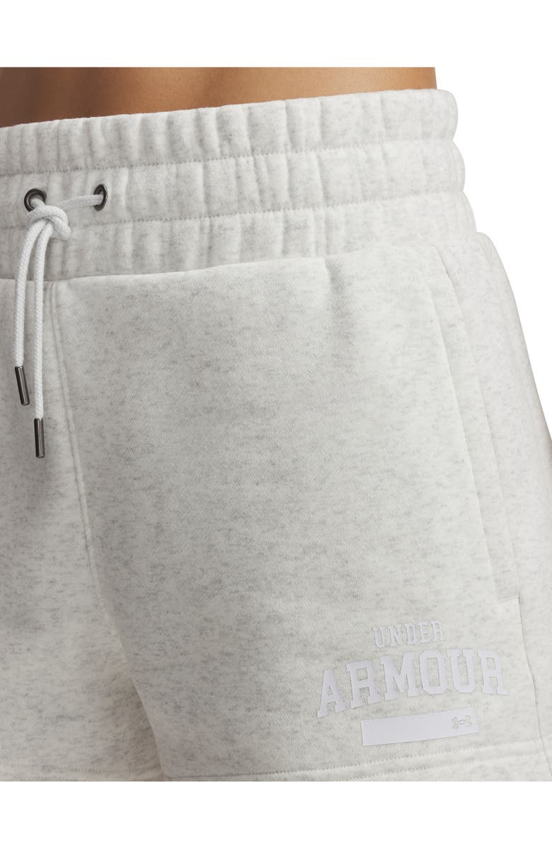 Under Armour Icon Cotton Blend Fleece Drawstring Shorts, Alternate, color,
