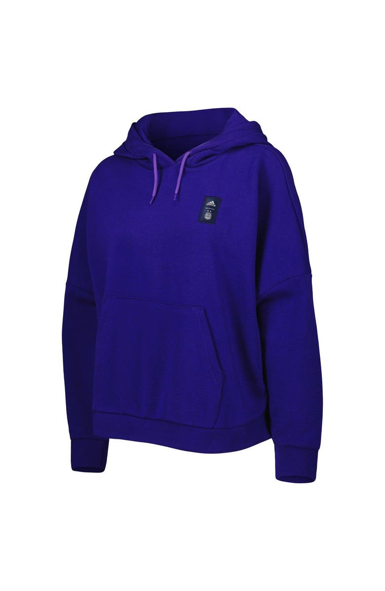 adidas Women's adidas Purple Argentina National Team DNA Pullover Hoodie, Alternate, color, 