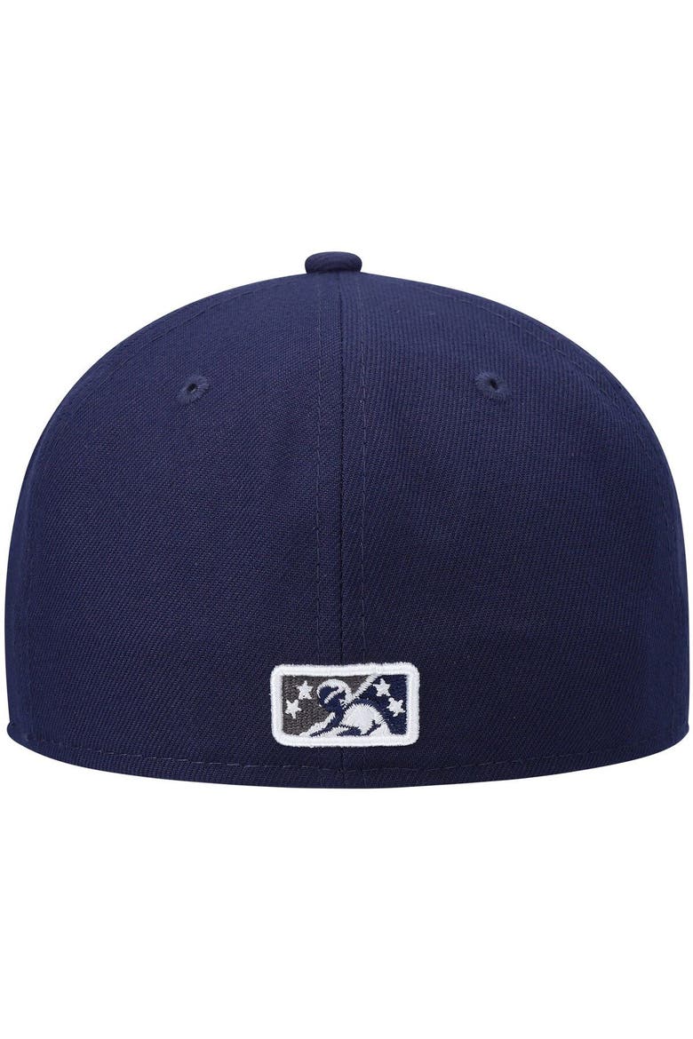 Men's New Era Navy Stockton Ports Authentic Collection Team Alternate 59FIFTY Fitted Hat, Alternate, color, Navy