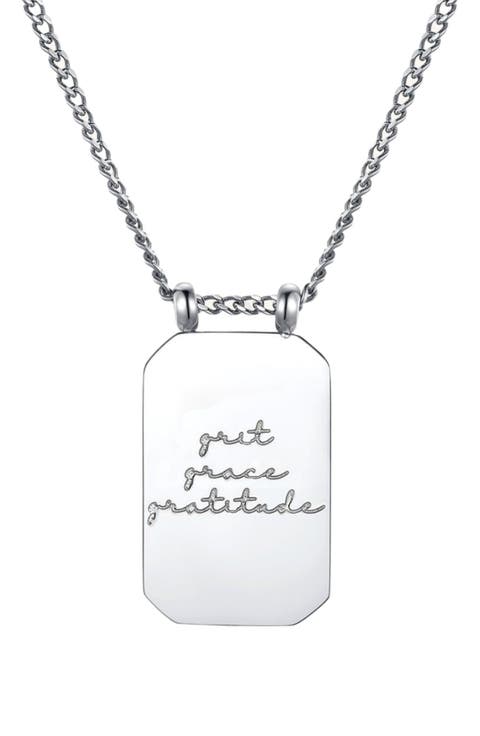 Grit Grace Gratitude - Necklace