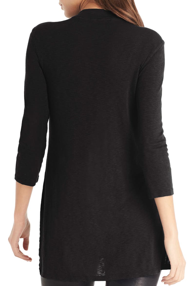 Choker Neck Tunic, Alternate, color, BLACK