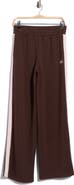 DKNY High Waist Wide Leg Side Stripe Pants