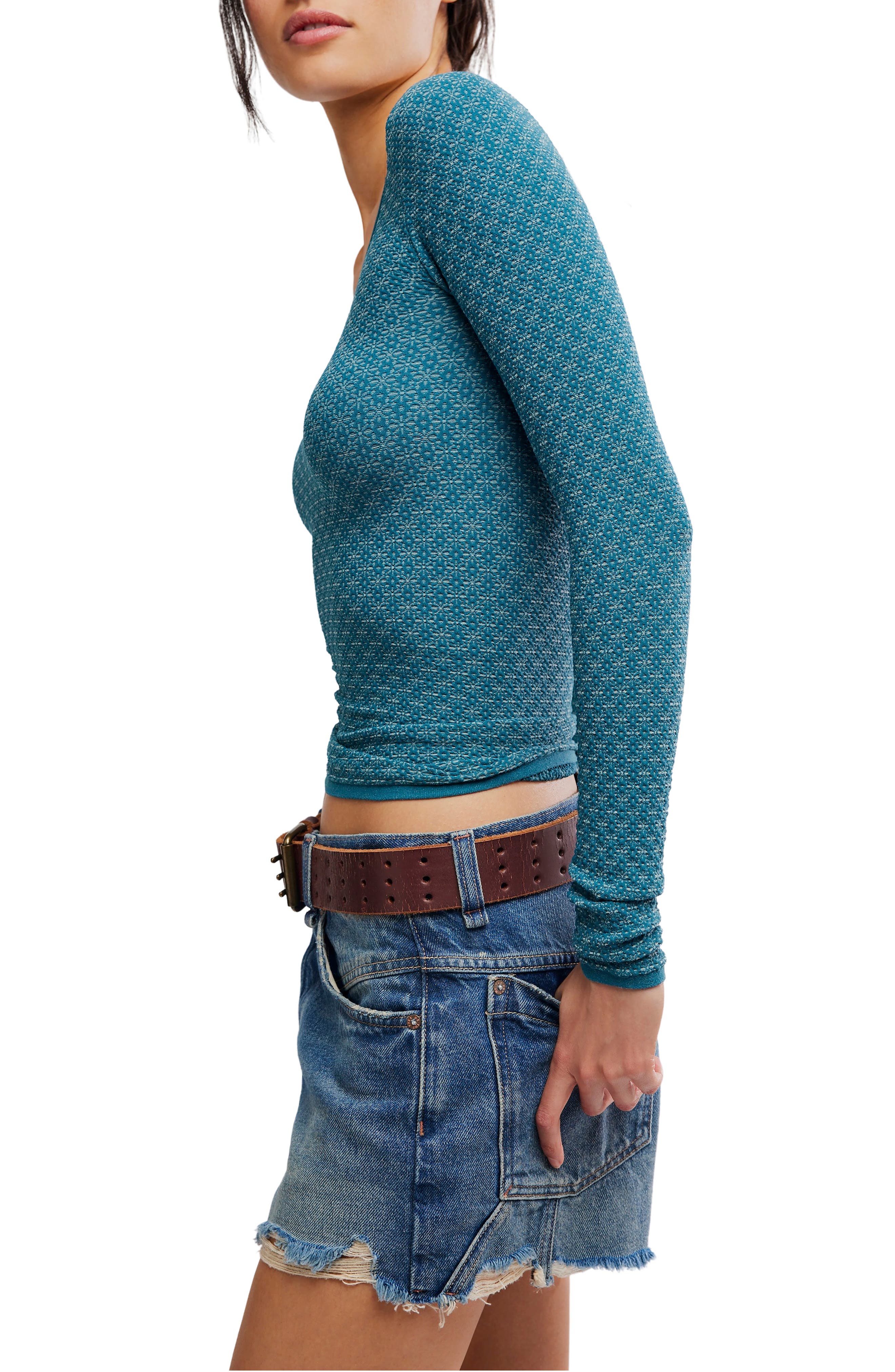 Free People Love Letter Long Sleeve Top (Women) | Nordstromrack