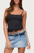 EDIKTED Lyle Polka Dot Camisole