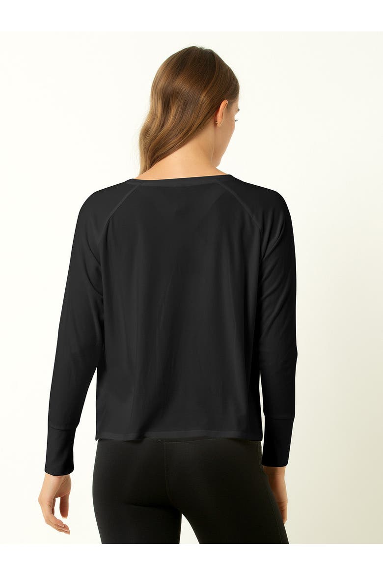 Featherweight Long Sleeve Top, Alternate, color, White