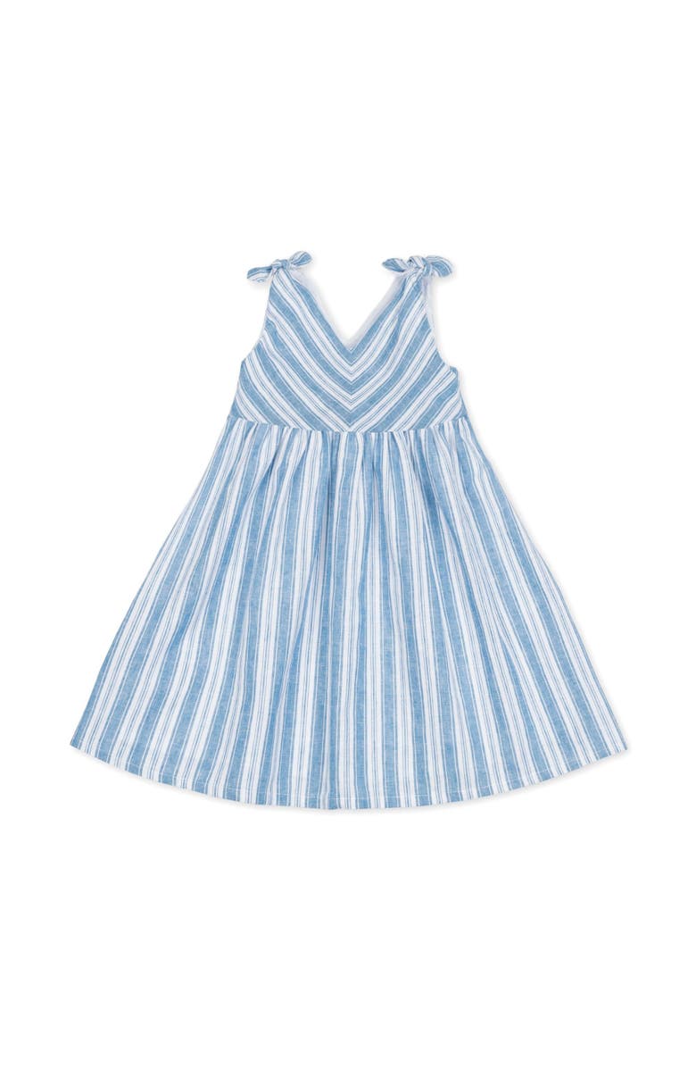 Hope & Henry Girls' Sleeveless Bow Shoulder Swing Dress, Infant, Main, color, 