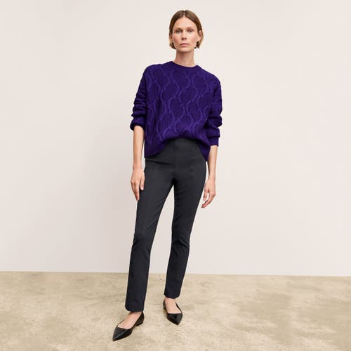 M.m.lafleur Foster Powerstretch Cigarette Pants In Black