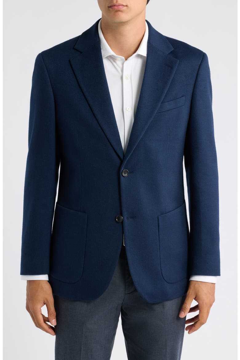 Henrik Cashmere Sport Coat, Main, color, NAVY SAPPHIRE