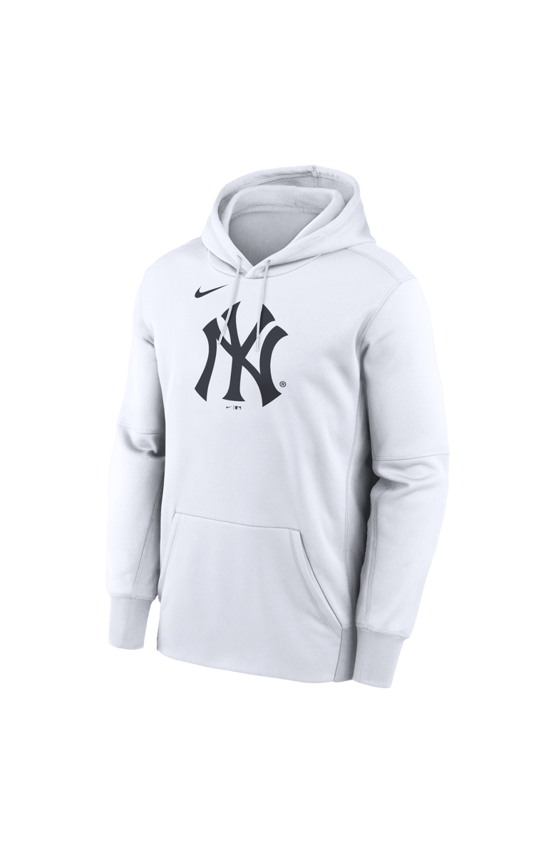 Nike Men's Nike White New York Yankees Logo Club Hoodie, Alternate, color, White
