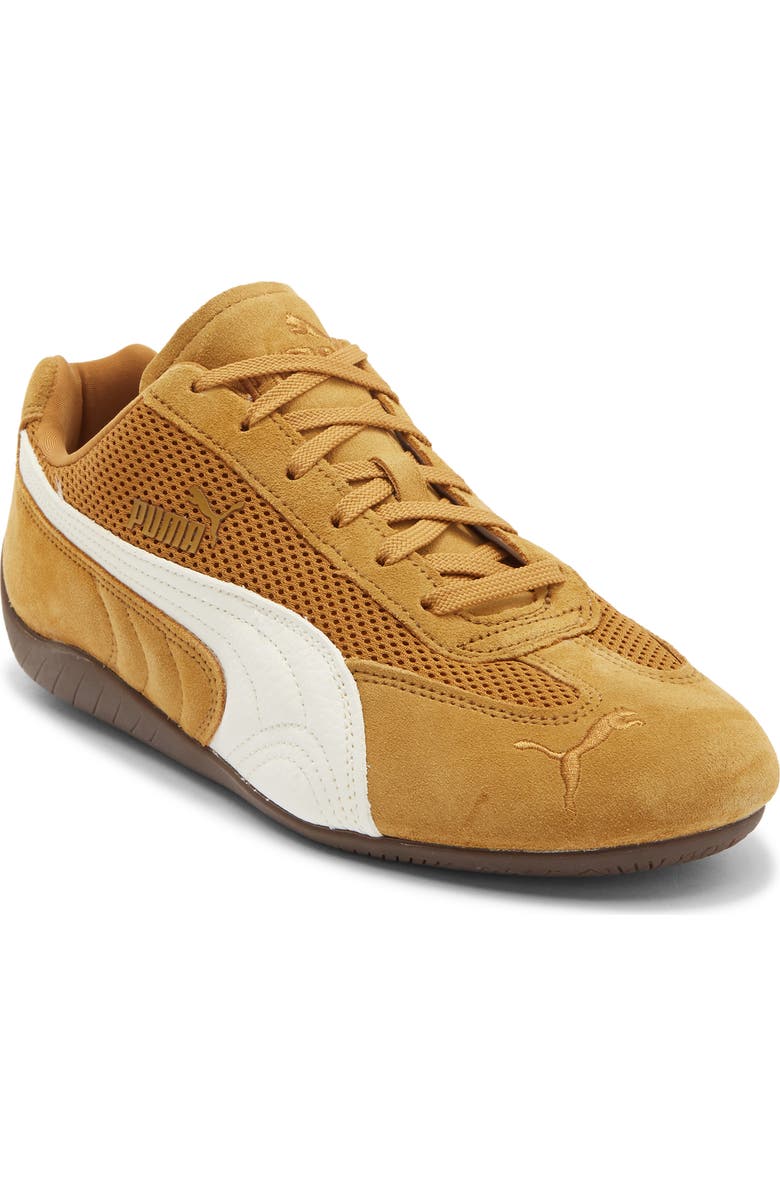 PUMA Speedcat Mesh Sneaker, Main, color, Authentic Gold/ Gum