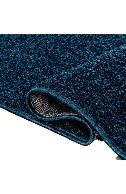 Jonathan Y Haze Solid Low-pile Area Rug In Blue