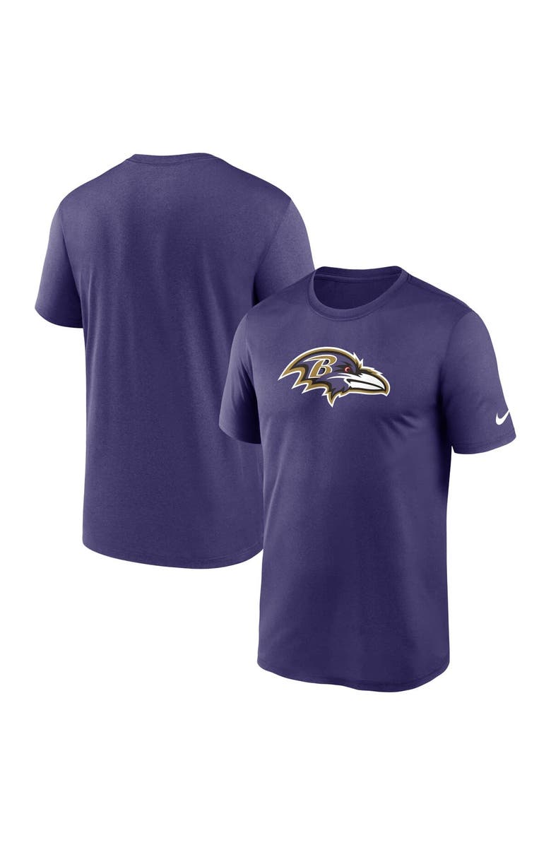 Nike Men's Nike Purple Baltimore Ravens Legend Logo Performance T-Shirt, Main, color, Purple