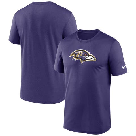Men's Nike  Purple Baltimore Ravens Legend Logo Performance T-Shirt