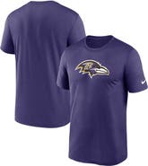 Nike Men's Nike  Purple Baltimore Ravens Legend Logo Performance T-Shirt